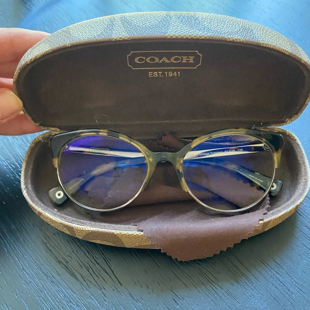 Coach Lourdes Optical Frames (LENS are Rx)